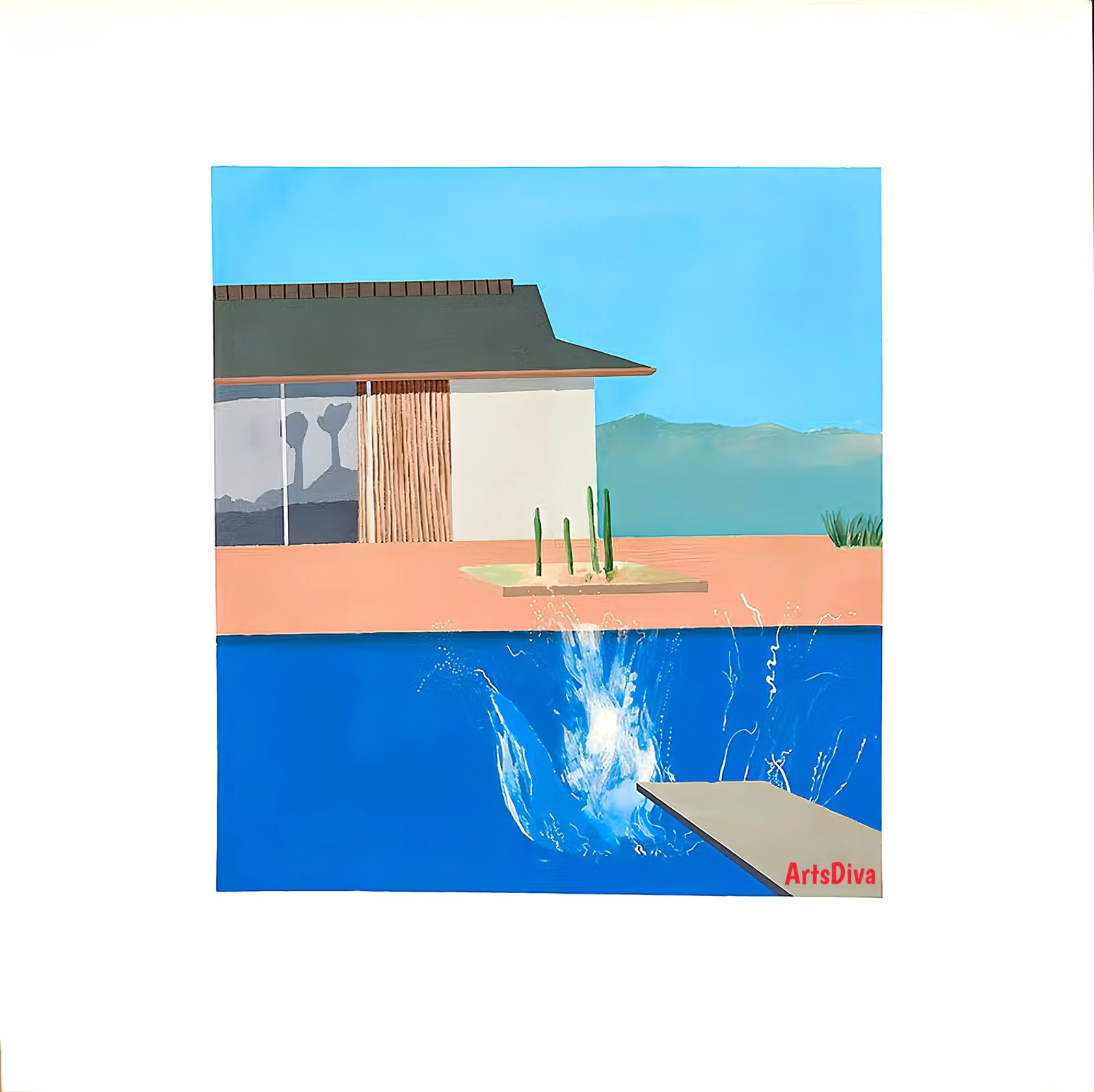 David Hockney, A Bigger Splash, 1967 — ArtsDiva Collection